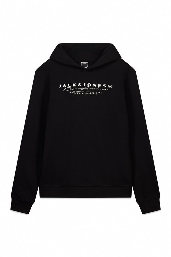 Jack & Jones Sweatshirt com capuz capuz preto