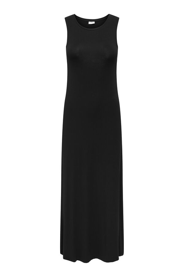 JDY Vestido largo fluido negro
