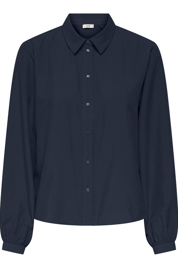 JDY Camisa manga larga azul