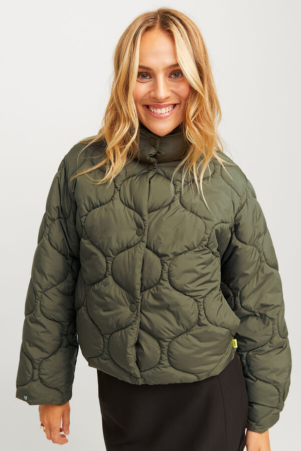 Jack & Jones Chaqueta acolchada corta verde