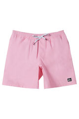 Quiksilver Everyday Solid Volley 15" - Short de Nataci&oacute;n para Hombre rosa