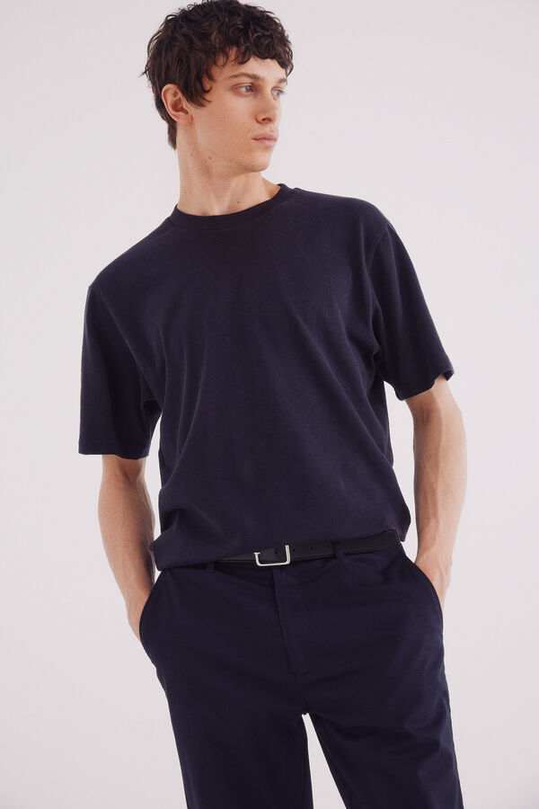 Springfield Pantal&oacute;n chino vestir comfort slim fit azul