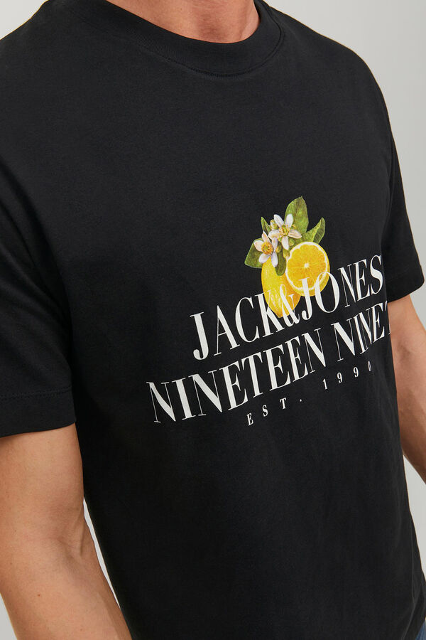 Jack & Jones T-shirt de manga curta preto
