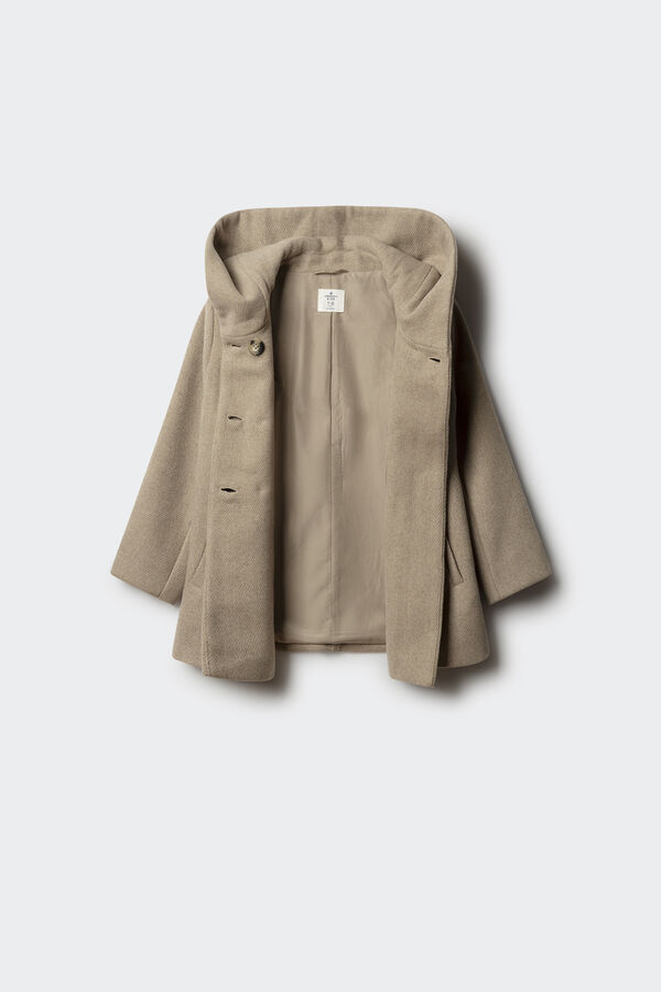 Springfield Kids Abrigo de pa&ntilde;o cruzado ni&ntilde;a nude