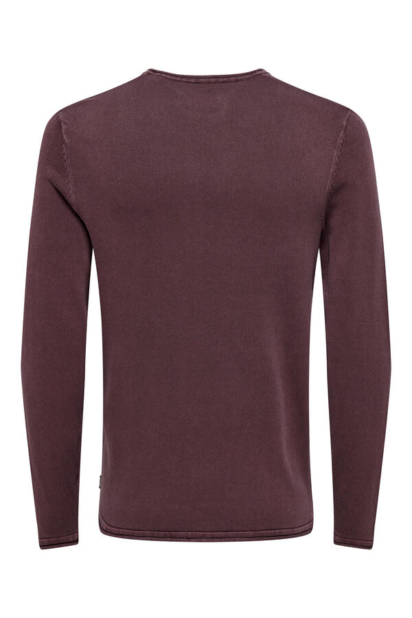 Only & Sons Camisola gola redonda  cru