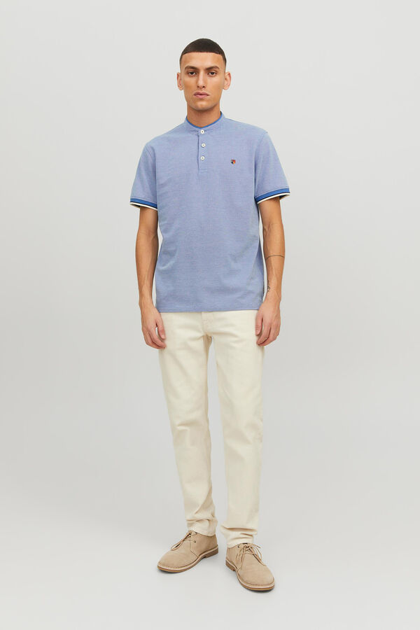 Jack & Jones Polo gola mao azul