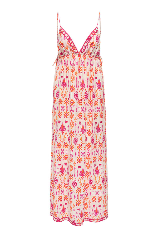 Only Vestido largo tirantes amarillo