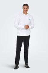 Only & Sons Sweatshirt com gola redonda branco