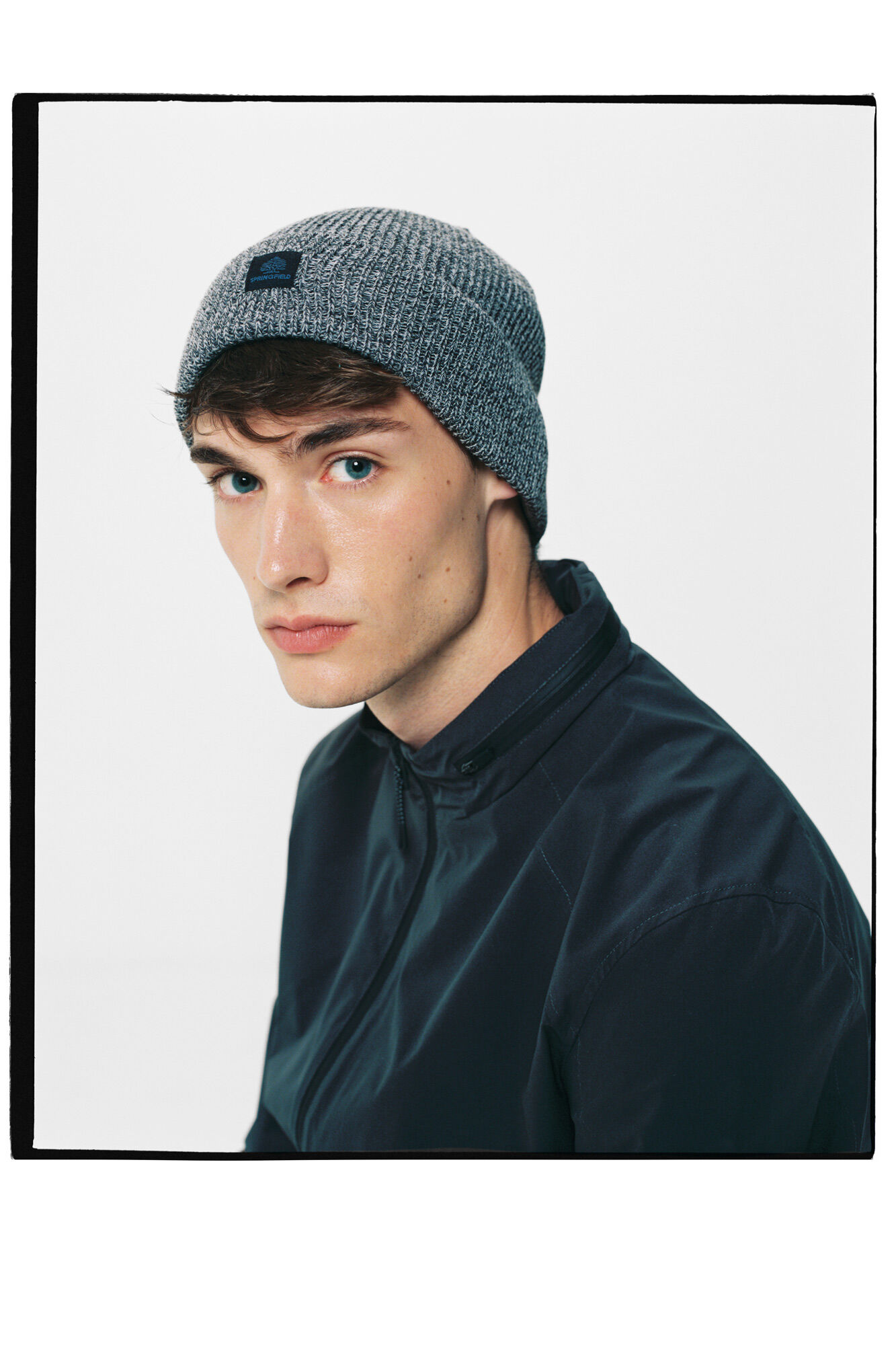 Springfield Gorro beanie reciclado punto canal&eacute;