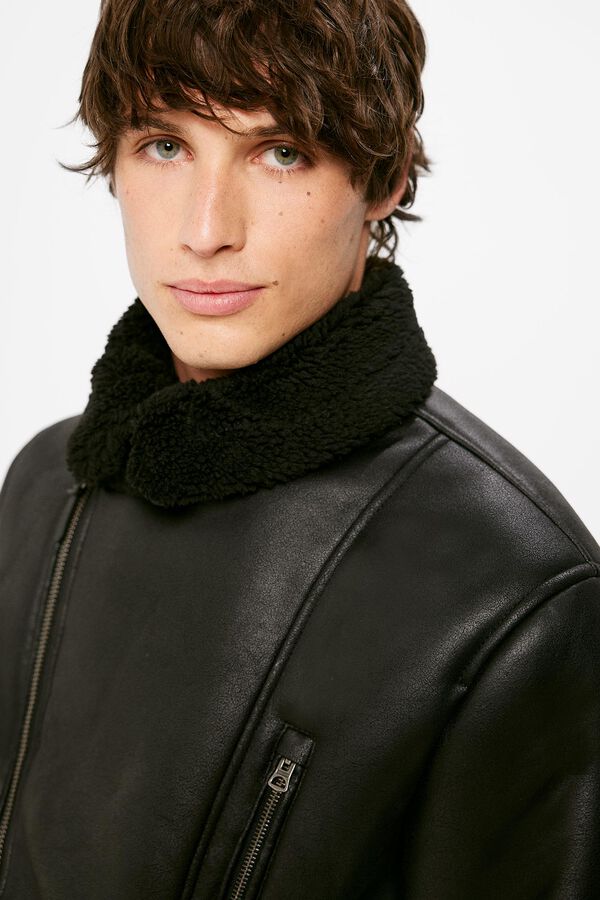 Springfield Cazadora perfecto doble faz negro