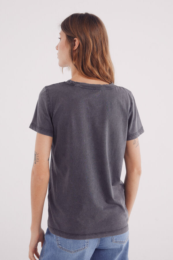 Springfield Camiseta "Amendoim" cinzento