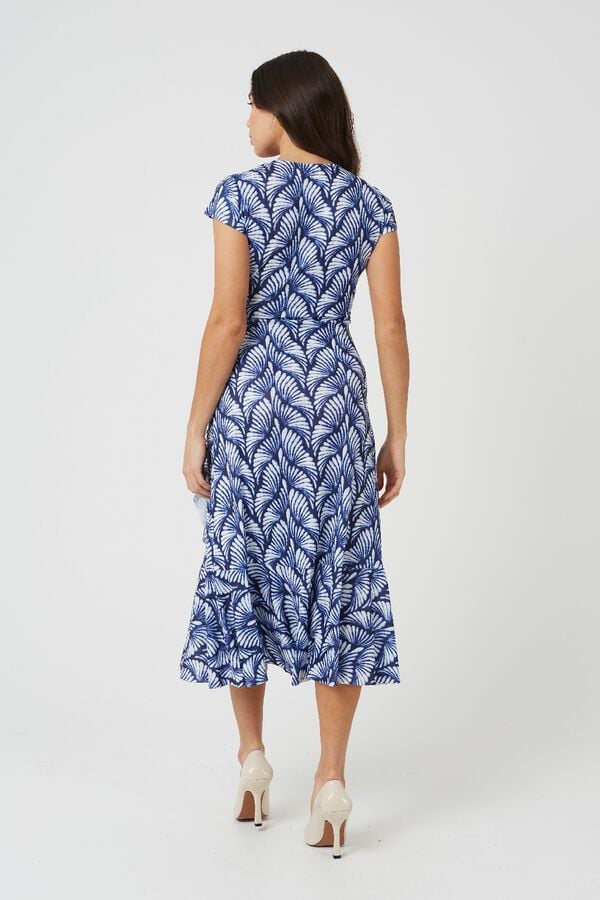 Brave Soul Vestido estampado azul