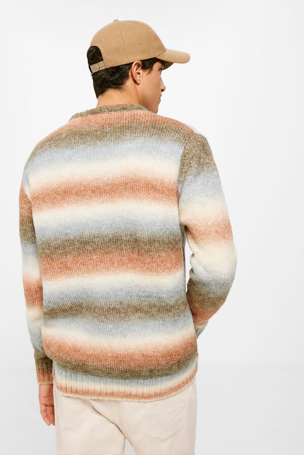 Springfield Su&eacute;ter fantasia com efeito gradiente branco