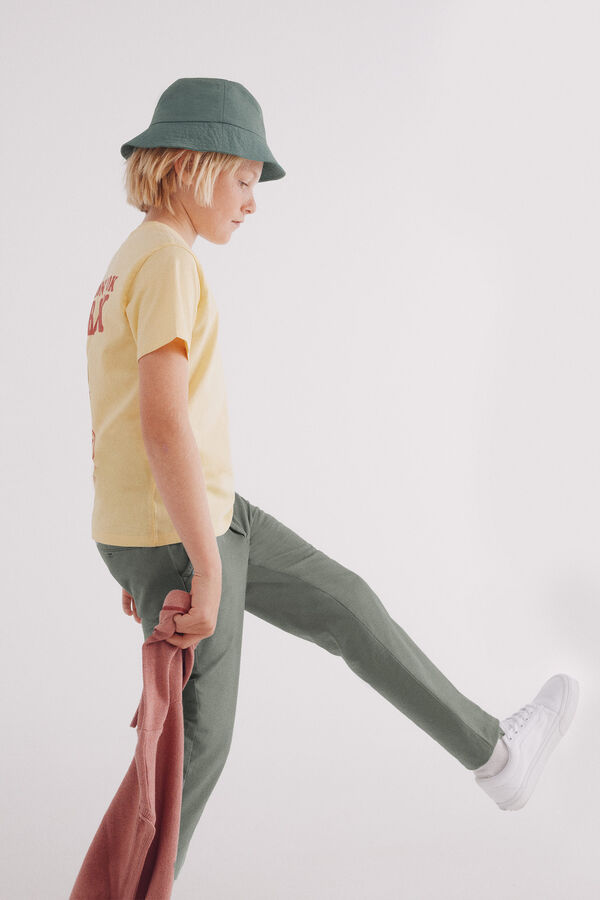 Springfield Kids Pantalon chino ligero ni&ntilde;o verde