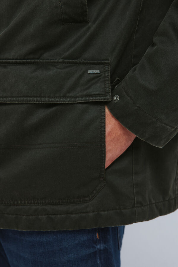Springfield Parka de algod&atilde;o estampado