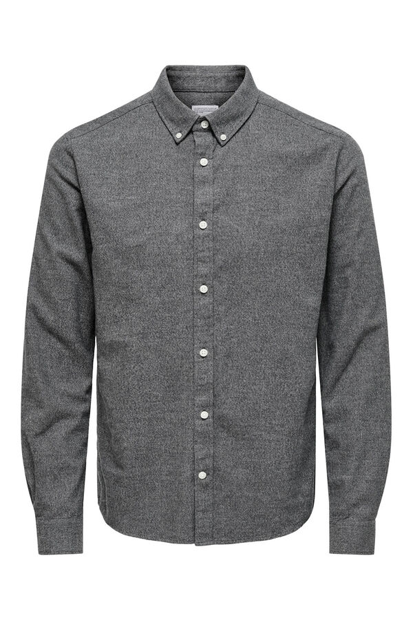 Only & Sons Camisa manga larga negro