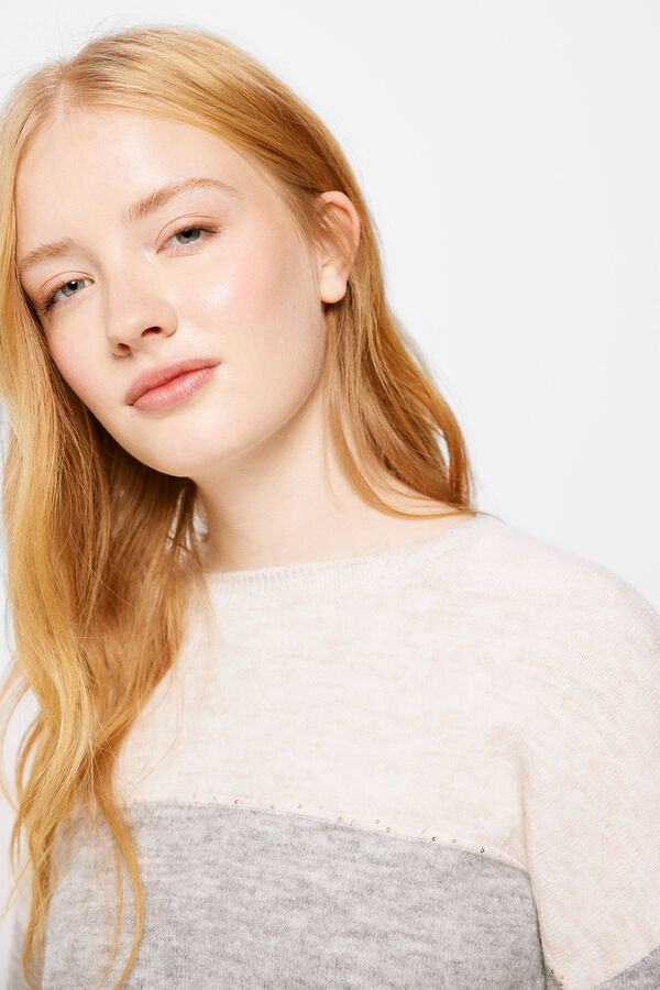 Springfield Jersey Color Block Neutro tostado