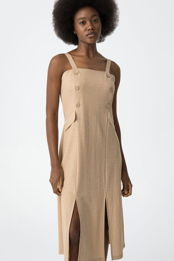 Tiffosi Vestido de malha cru