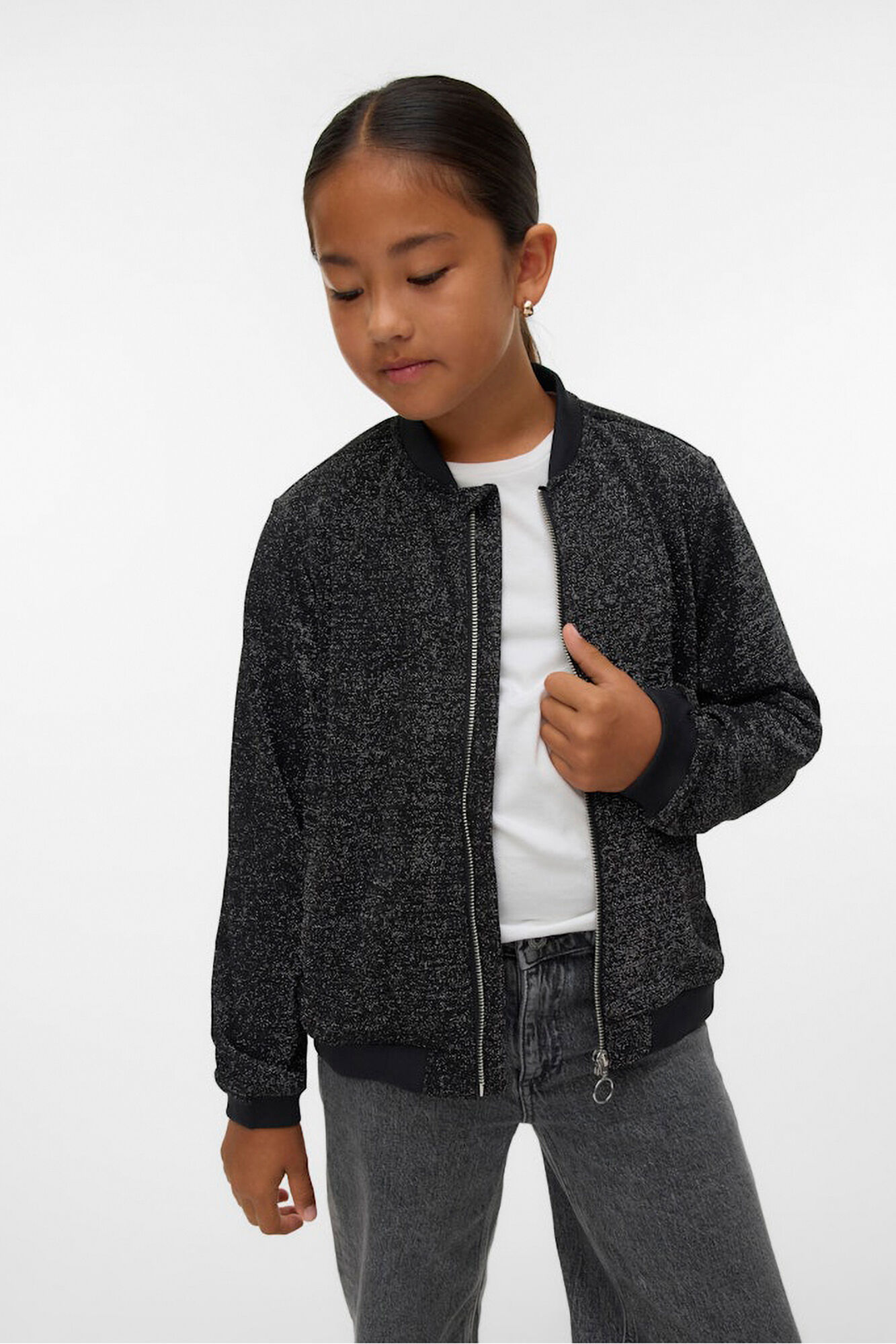Vero Moda Girl Cazadora bomber brillo