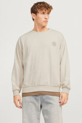 Jack & Jones Sudadera relaxed fit gris