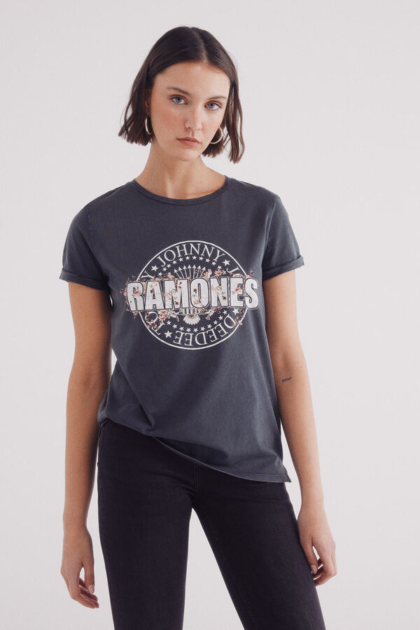 Springfield Camiseta "Ramones" gris