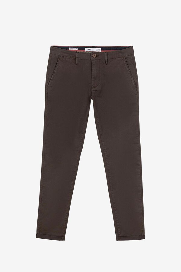 Tiffosi Pantal&oacute;n Chino Slim Fit verde