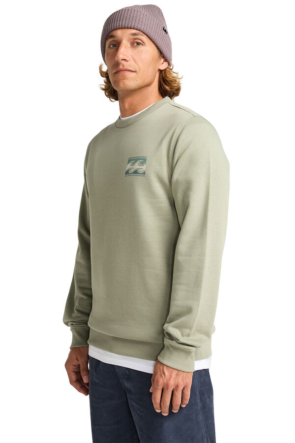 Billabong Sudadera cuello redondo kaki