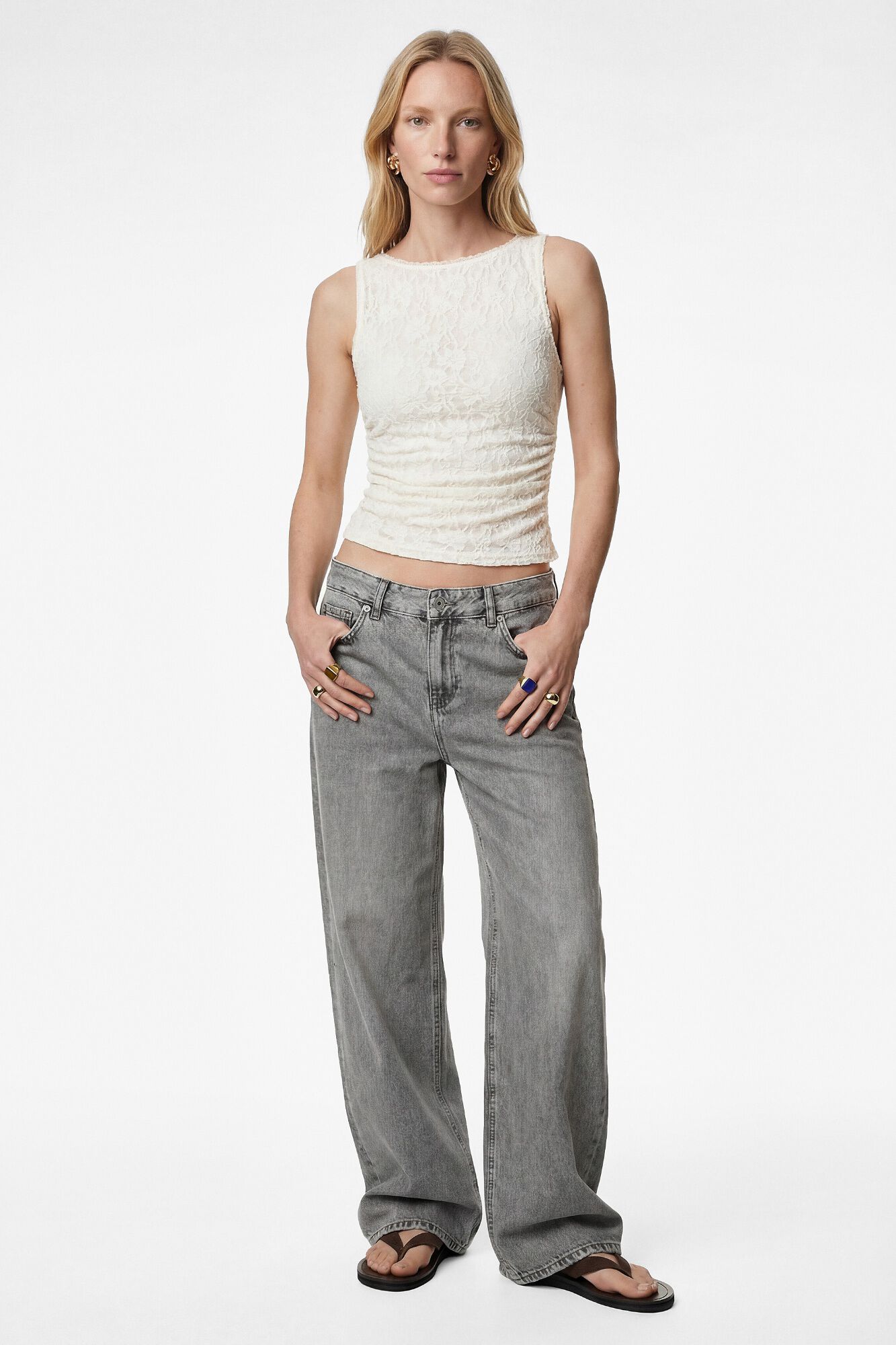 Koton Blusa de renda