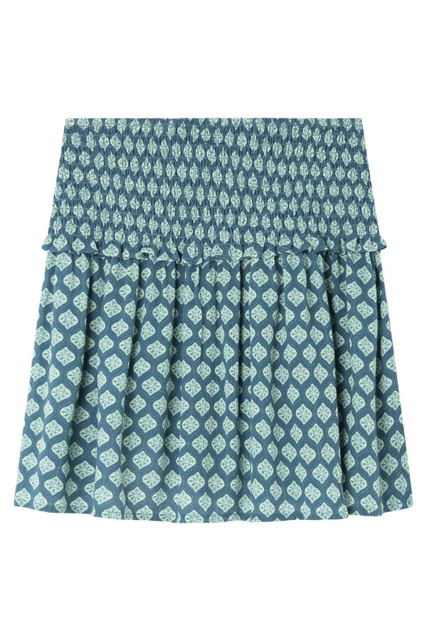 La Vecina Rubia mini saia Bambula azul