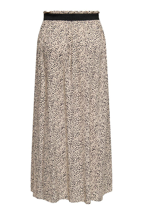 Only Falda larga tostado