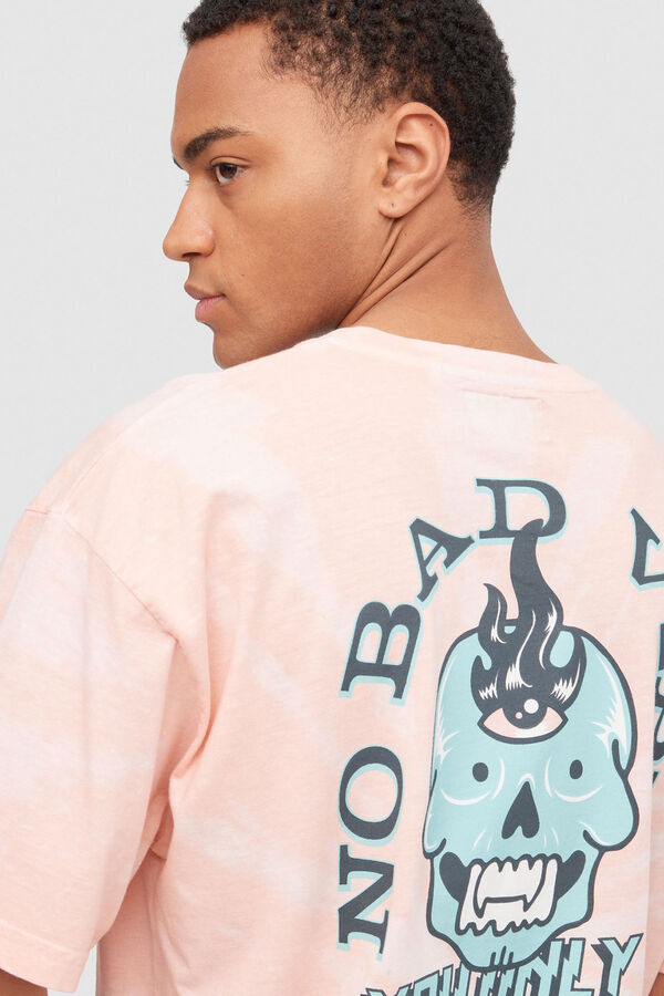 Inside Camiseta Estampado Tie&Dye rosa