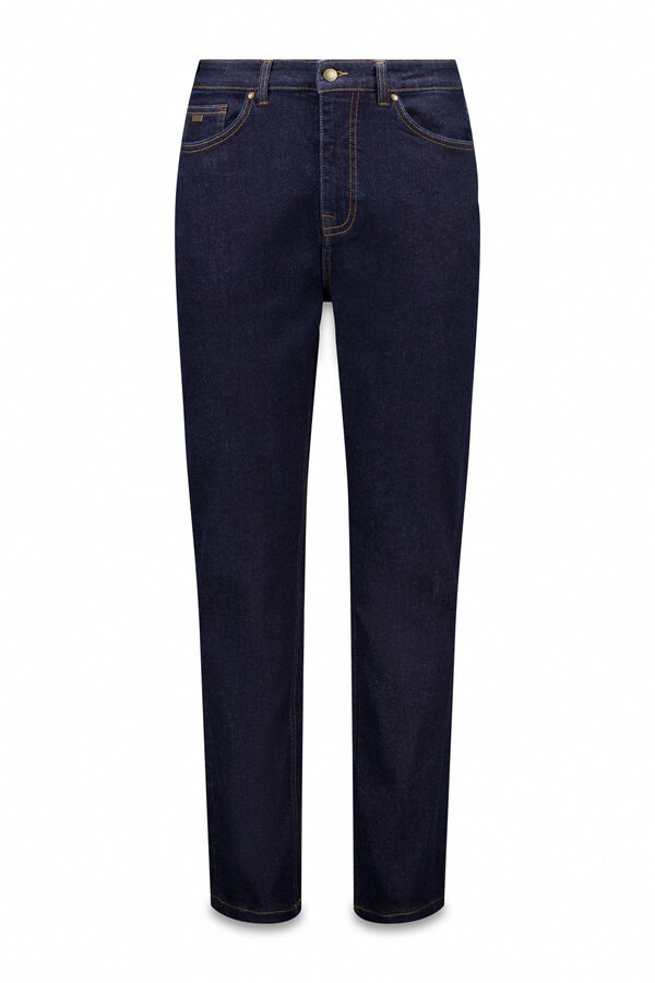 Springfield Jeans desencolado slim fit azul