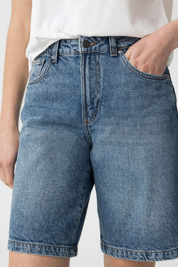 Tiffosi Bermudas vaqueras boyfriend azul