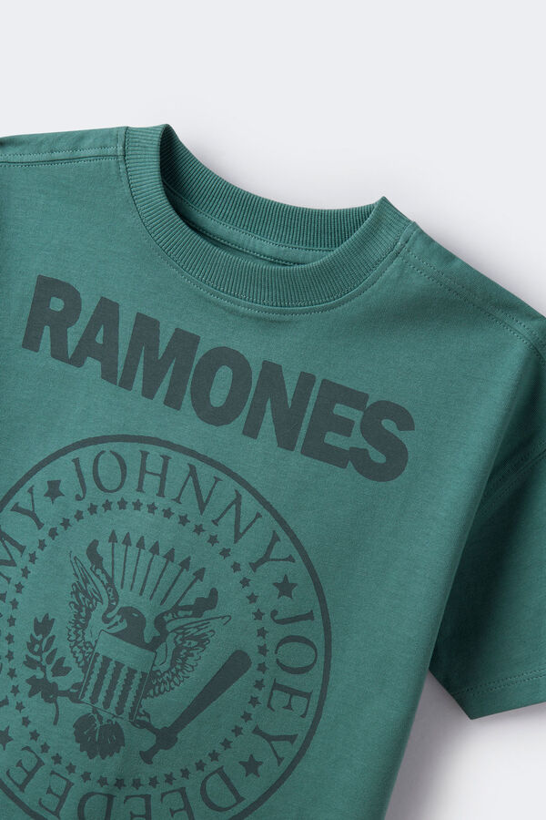 Springfield Kids Camiseta Ramones ni&ntilde;o verde