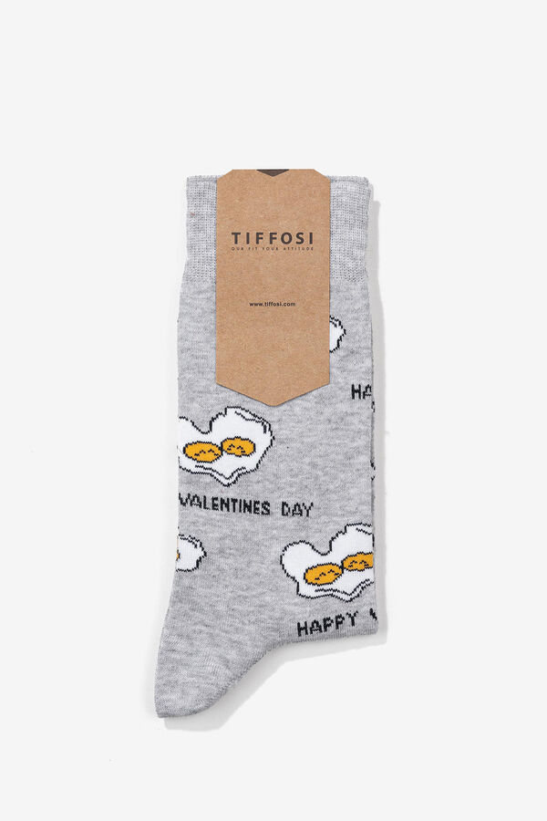 Tiffosi Calcetines San Valent&iacute;n gris