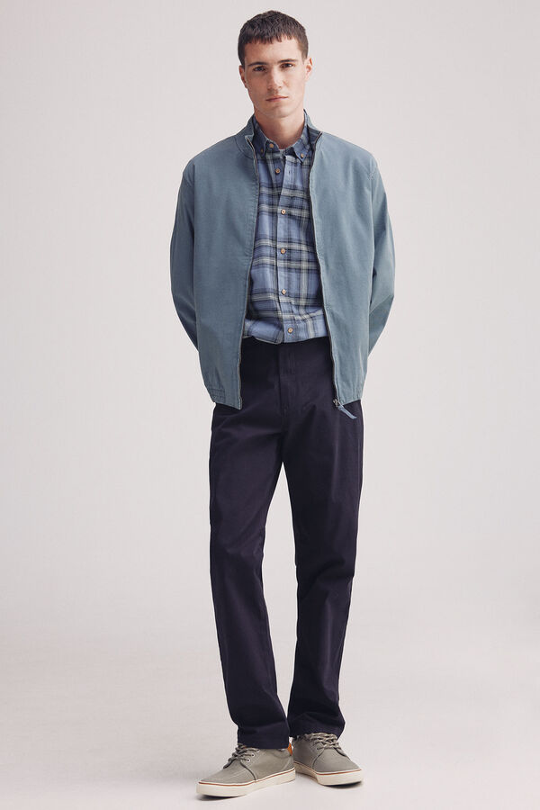 Springfield Cazadora ligera lavada azul