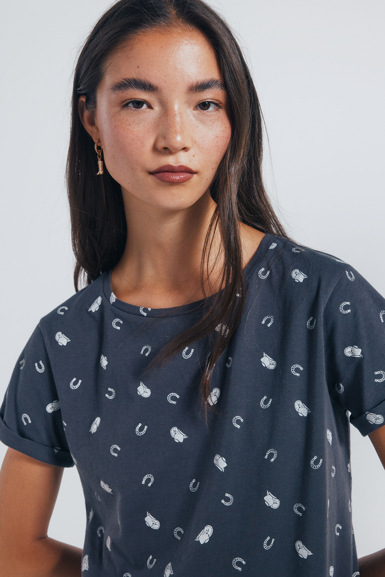 Springfield Camiseta estampada motivos peque&ntilde;os