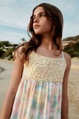 Springfield Kids Vestido tirantes crochet ni&ntilde;a rosa