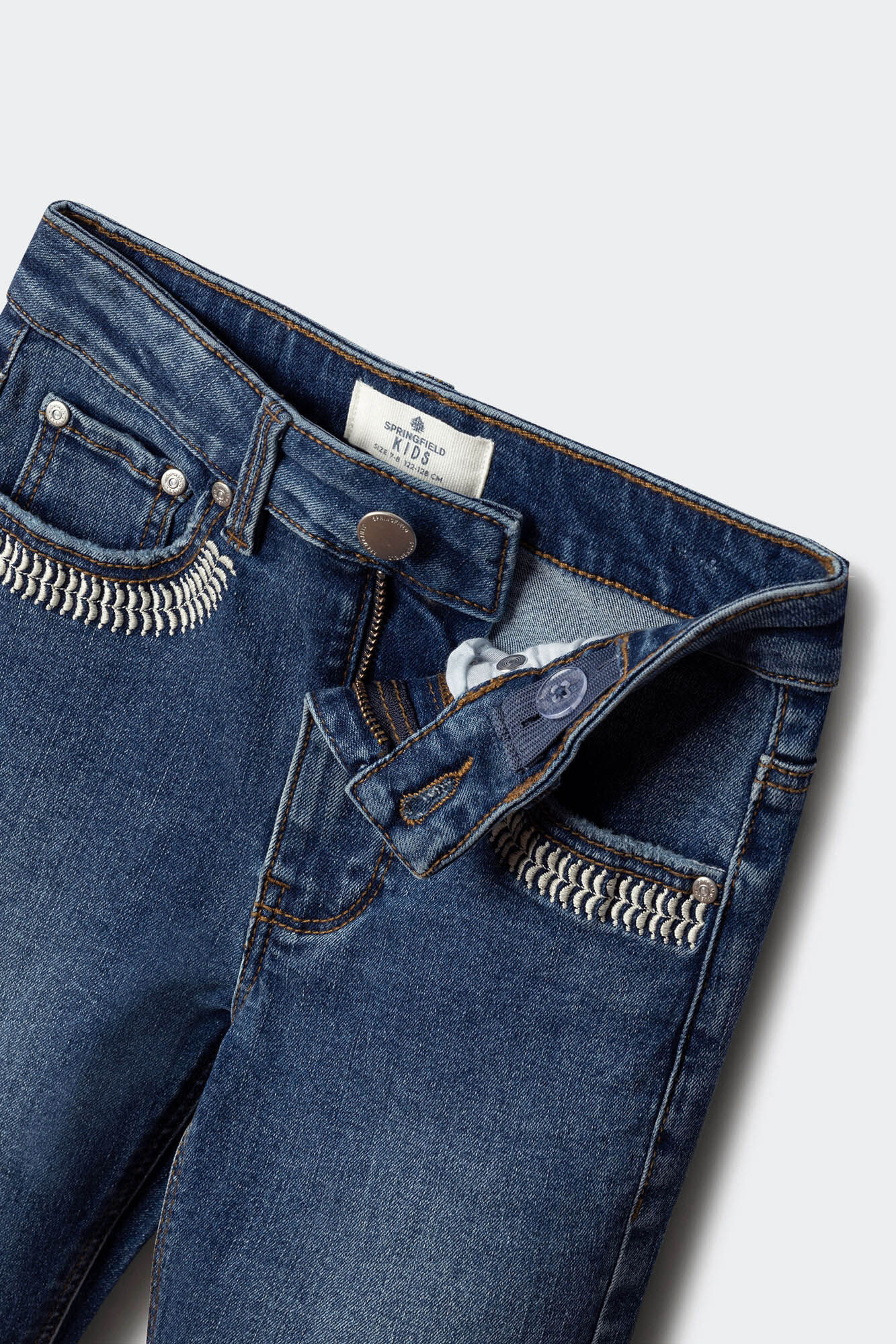 Springfield Kids Cal&ccedil;a denim flare para meninas
