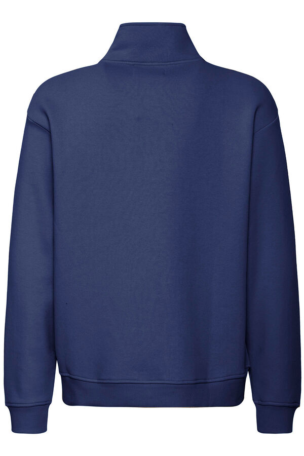 Blend Sudadera cuello alto azul