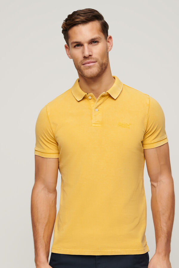 Superdry Polo Destroyed amarillo