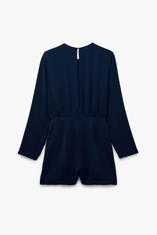 Koton Vestido curto de manga comprida azul