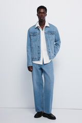 Springfield Vaquero wide leg lavado medio azul