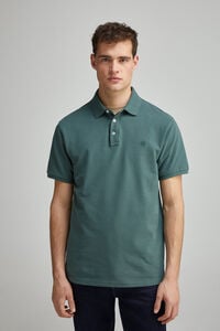 Springfield Polo piqué contrastante com carcela slim fit