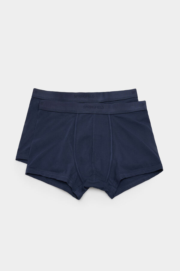 Springfield Pack 2 boxers b&aacute;sicos azul