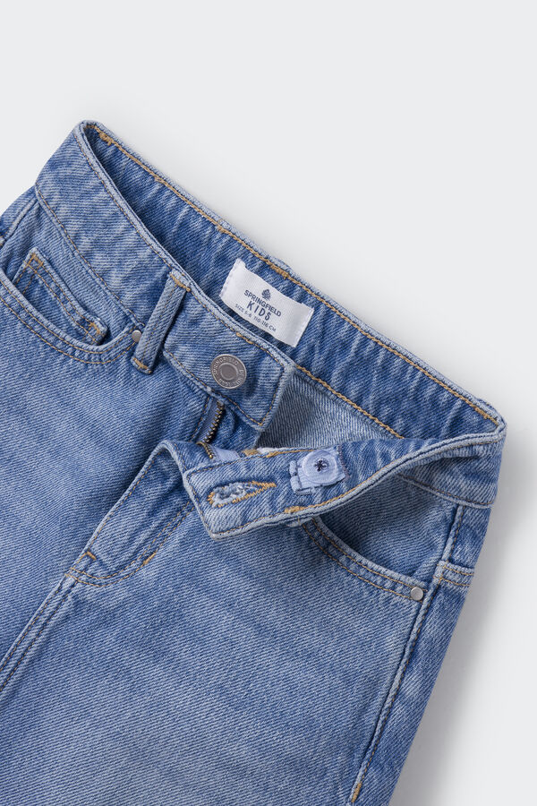 Springfield Kids Falda denim ni&ntilde;a azul