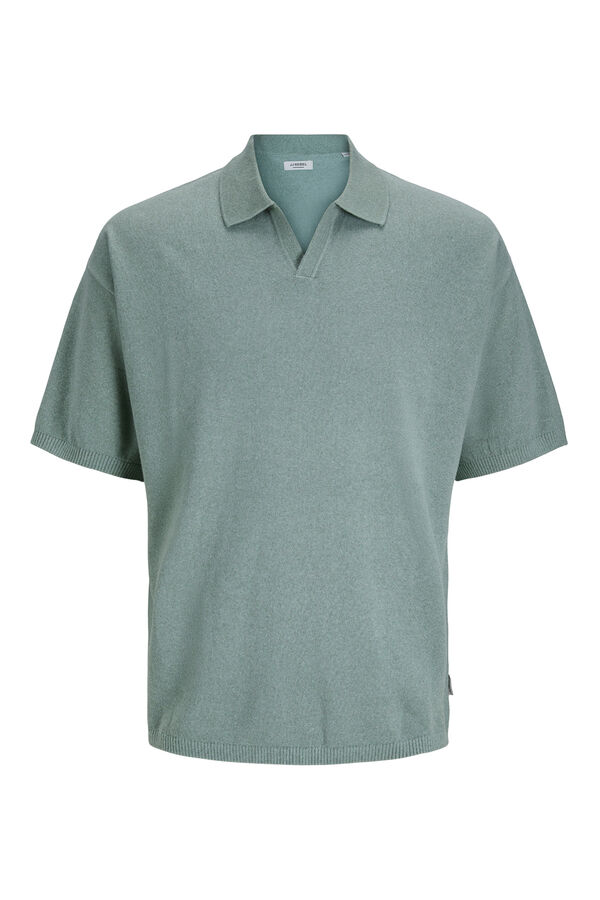JJ REBEL Polo regular fit gris