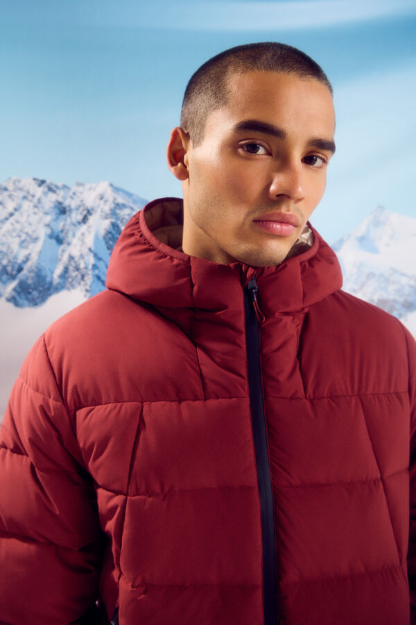 Springfield Casaco acolchoado t&eacute;rmico vermelho