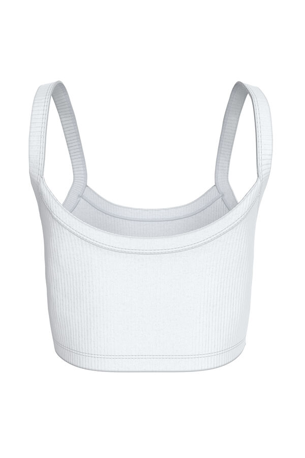 CK Jeans Tank top de mujer blanco