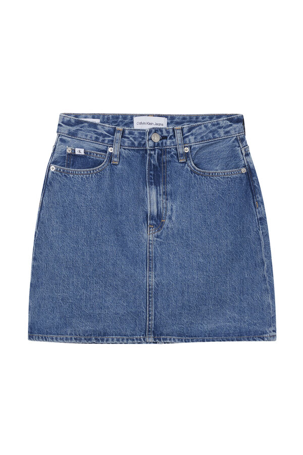 Calvin Klein Falda vaquera azul